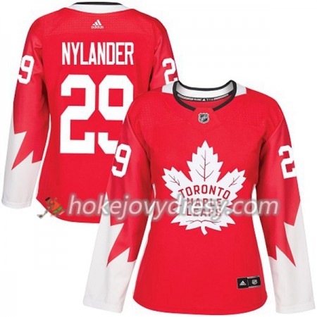 Dámské Hokejový Dres Toronto Maple Leafs William Nylander 29 Červená 2017-2018 Adidas Alternate Authentic